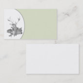 Dierlijke koppen visitekaartje (Voorkant / Achterkant)