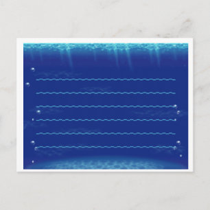 Dierlijke kruising Nieuwe Lek Onderwater Briefpapi Briefkaart