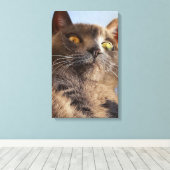 Dierlijke kunst canvas afdruk (Insitu (Houten vloer))