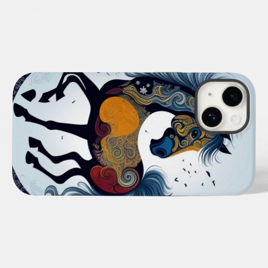 Dierlijke kunst Case-Mate iPhone case (Achterkant (horizontaal))