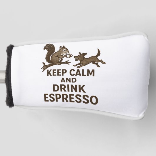 Dierlijke kunst golfheadcover (Voorkant)