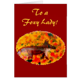 Dierlijke Kunst Herfst Fox Custom