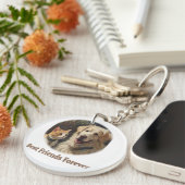 Dierlijke kunst sleutelhanger (Voorkant Rechts)