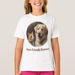 Dierlijke kunst t-shirt