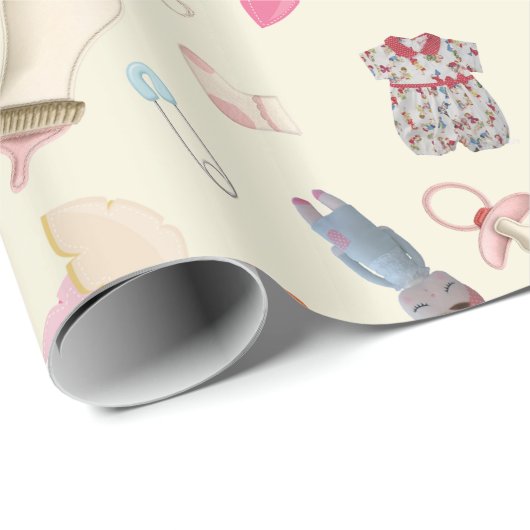 Dierlijke kweekartikelen voor Baby Cadeaupapier (Rol Hoek)