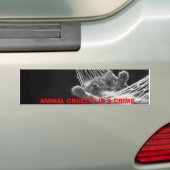 DIERLIJKE KWESTIE IS EEN CRITERIUM BUMPERSTICKER (Op auto)