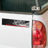 DIERLIJKE KWESTIE IS EEN CRITERIUM BUMPERSTICKER (Op Truck)
