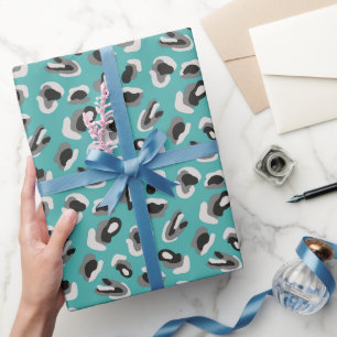 Dierlijke Leopard-printpatroon Cadeaupapier