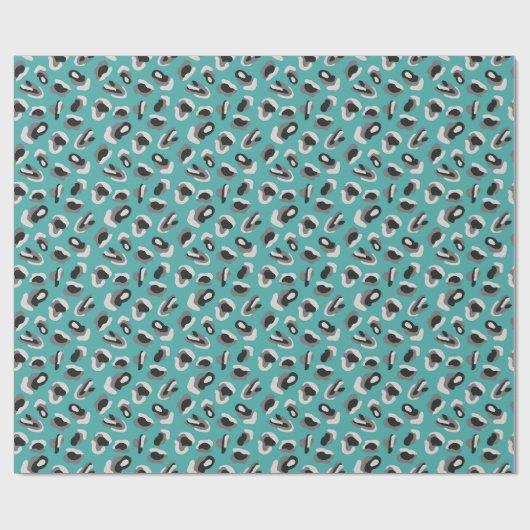 Dierlijke Leopard-printpatroon Cadeaupapier (Vlak)