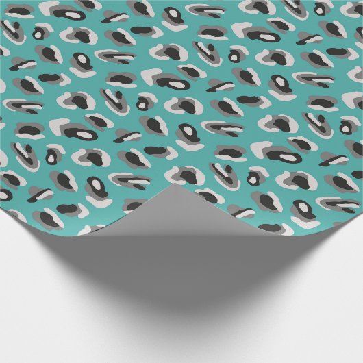 Dierlijke Leopard-printpatroon Cadeaupapier (Hoek)