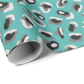 Dierlijke Leopard-printpatroon Cadeaupapier (Rol Hoek)