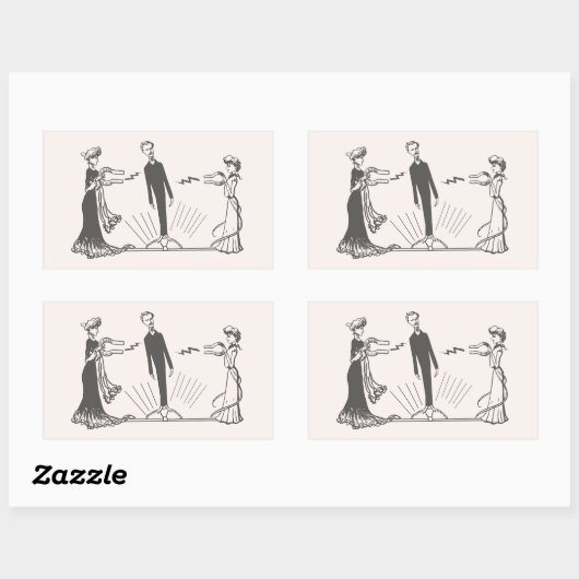 Dierlijke Magnetisme - Rechthoekige Sticker (Vel)