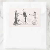 Dierlijke Magnetisme - Rechthoekige Sticker (Tas)