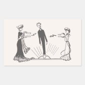 Dierlijke Magnetisme - Rechthoekige Sticker (Voorkant)