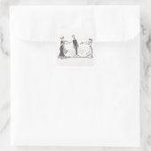 Dierlijke Magnetisme - Vierkante Sticker (Tas)