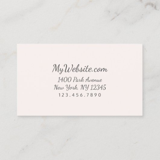 Dierlijke Magnetisme - Visitekaartje (Achterkant)