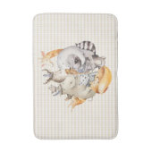 Dierlijke menagerie badmat (Voorkant Verticaal)