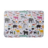 Dierlijke Menagerie Badmat (Voorkant)