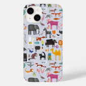 Dierlijke Menagerie Case-Mate iPhone Case (Achterkant)