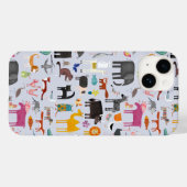 Dierlijke Menagerie Case-Mate iPhone Case (Achterkant (horizontaal))