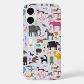 Dierlijke Menagerie Case-Mate iPhone Case (Achterkant)