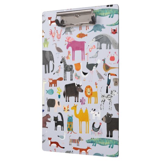 Dierlijke Menagerie Klembord (Links)
