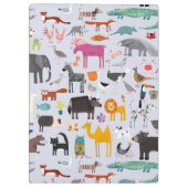 Dierlijke Menagerie Klembord (Achterkant)