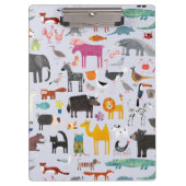 Dierlijke Menagerie Klembord (Voorkant)