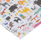 Dierlijke Menagerie Korte Tafelloper (Hoek)