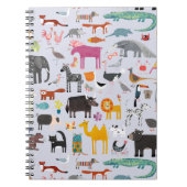 Dierlijke Menagerie Notitieboek (Voorkant)