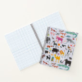 Dierlijke Menagerie Notitieboek (Binnen)