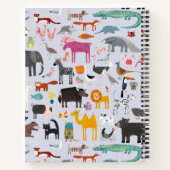 Dierlijke Menagerie Notitieboek (Achterkant)