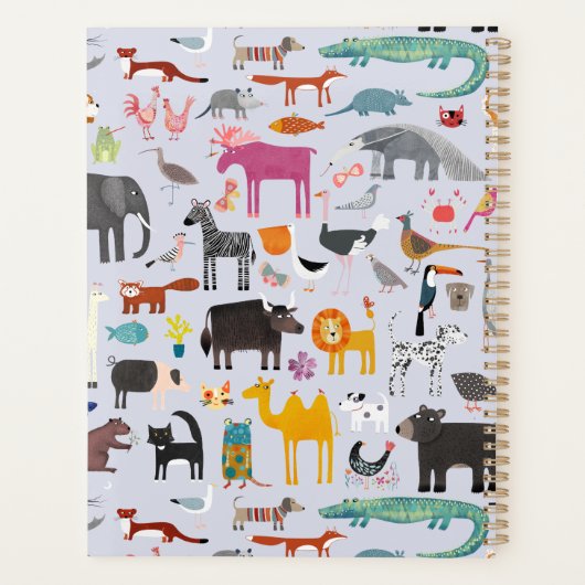 Dierlijke Menagerie Planner (Achterkant)