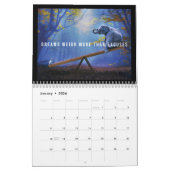 Dierlijke motivatie - Gym Hustle Inspirerend Kalender (Jan 2026)