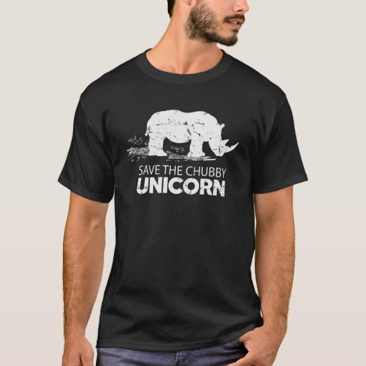 Dierlijke neushoorn Red de mollige eenhoorns neush T-shirt (Voorkant)