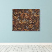 DIERLIJKE OERWOUD SAFARI CANVAS AFDRUK (Insitu (Houten vloer))