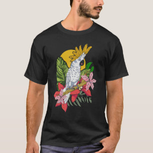 Dierlijke papegaaivogel Vogelboer Tropisch Cockat T-shirt