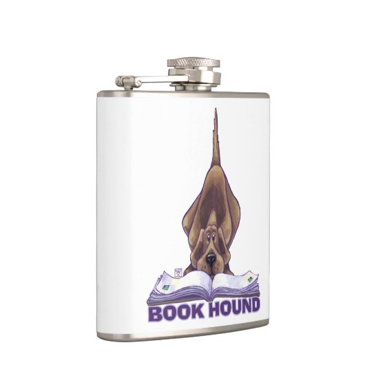 Dierlijke parade Boek Hond Heupfles (Rechts)