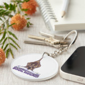 Dierlijke parade Boek Hond Sleutelhanger (Voorkant Rechts)