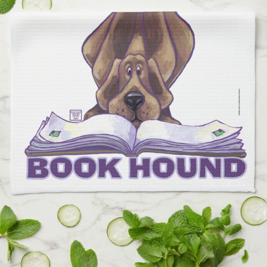 Dierlijke parade Boek Hond Theedoek (Gevouwen)