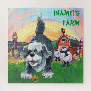 Dierlijke parade jeep Dog Barnyard Puzzle Time Legpuzzel