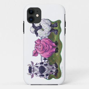 Dierlijke parade Koe, Varkens, SchapeniPhone5 Case-Mate iPhone Case