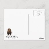 Dierlijke parade Mastodon Briefkaart (Achterkant)