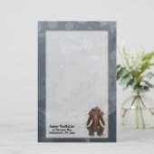 Dierlijke parade Mastodon Briefpapier (Staand voorkant)