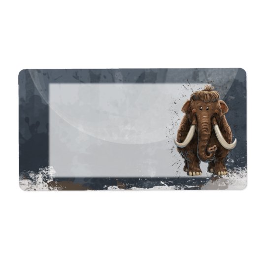 Dierlijke parade Mastodon Etiket (Voorkant)