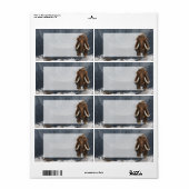 Dierlijke parade Mastodon Etiket (Full Sheet)