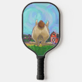 Dierlijke parade Rabbit Pickleball Paddle (Achterkant)