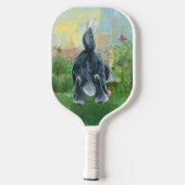 Dierlijke parade shaggy Sheep Dog Pickleball Paddl Pickleball Paddle (Achterkant)