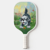 Dierlijke parade shaggy Sheep Dog Pickleball Paddl Pickleball Paddle (Voorkant)