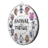 Dierlijke paradijsgroepen dartbord (Voorkant Rechts)